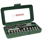 Bosch Professional Bosch 46tlg. Schrauberbit und Steckschlüssel-Set (PH-, PZ-, Hex-, T-, S-Bit,...