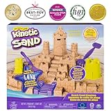 Kinetic Sand Sandburgen Set - mit 1,4 kg original magischem kinetischen Sand aus Schweden, 6...