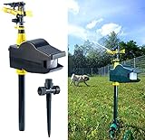 Exbuster Katzenschreck Wasser: Wasserstrahl-Tierschreck mit PIR-Sensor, batteriebetrieben, 60 m²...